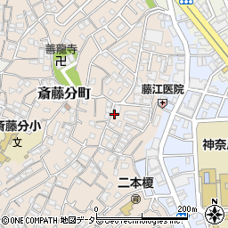 神奈川県横浜市神奈川区二本榎26-17周辺の地図