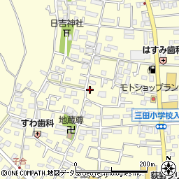 神奈川県厚木市下荻野503周辺の地図