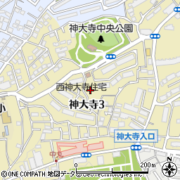 西神大寺公園周辺の地図