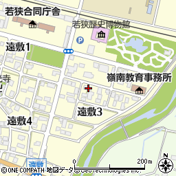 福井県小浜市遠敷3丁目201周辺の地図