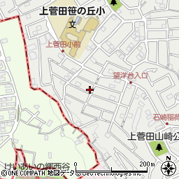 神奈川県横浜市保土ケ谷区上菅田町105-52周辺の地図