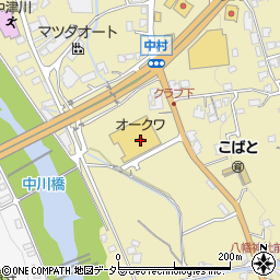 オークワ中津川中村店周辺の地図