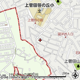 神奈川県横浜市保土ケ谷区上菅田町105-110周辺の地図
