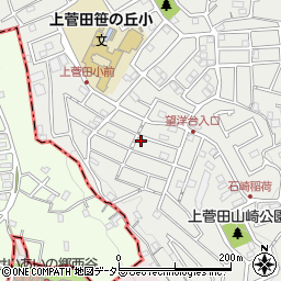 神奈川県横浜市保土ケ谷区上菅田町105-93周辺の地図