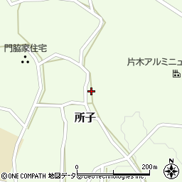 鳥取県西伯郡大山町所子158周辺の地図