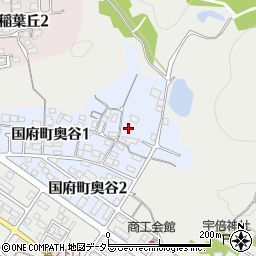 鳥取県鳥取市国府町奥谷周辺の地図