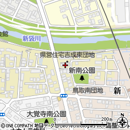 吉成東団地周辺の地図