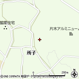鳥取県西伯郡大山町所子157周辺の地図