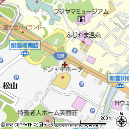 しゃぶしゃぶブッフェ　しゃぶ葉　富士吉田店周辺の地図
