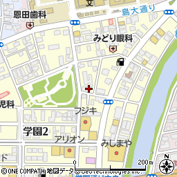 島根県松江市学園2丁目24-25周辺の地図