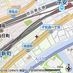 プライムネクサス神奈川新町周辺の地図