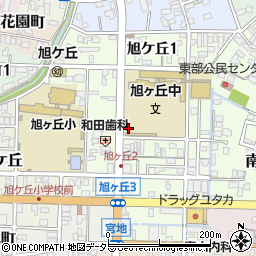 岐阜県関市旭ケ丘周辺の地図