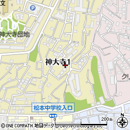 藤和ライブタウン横浜神大寺Ａウイング周辺の地図