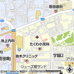 松江保健生活協同組合　学園在宅支援センター周辺の地図