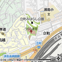 横浜市立神奈川図書館周辺の地図