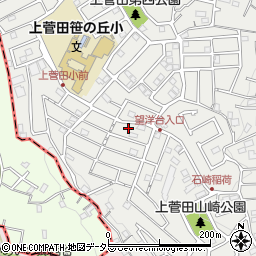 神奈川県横浜市保土ケ谷区上菅田町105-80周辺の地図