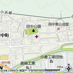 京都府舞鶴市田中町38-5周辺の地図