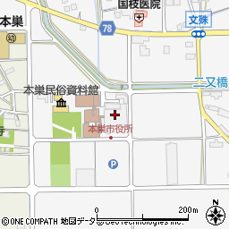 本巣市役所周辺の地図