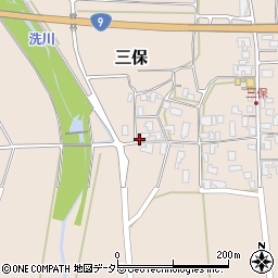鳥取県東伯郡琴浦町三保372周辺の地図