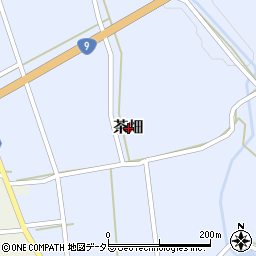 鳥取県大山町（西伯郡）茶畑周辺の地図