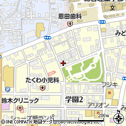 島根県松江市学園2丁目15-2周辺の地図