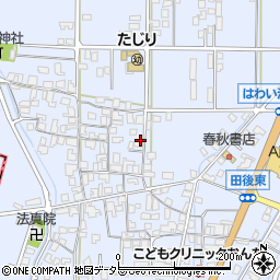 鳥取県東伯郡湯梨浜町田後周辺の地図
