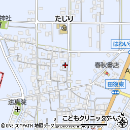 鳥取県湯梨浜町（東伯郡）田後周辺の地図
