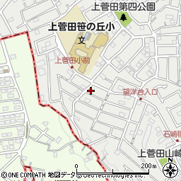 神奈川県横浜市保土ケ谷区上菅田町105-103周辺の地図