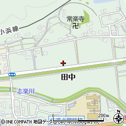 京都府舞鶴市田中周辺の地図