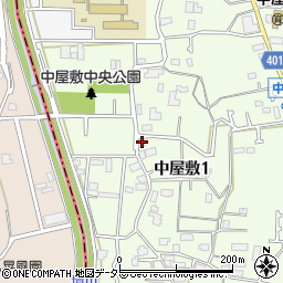 中屋敷町内会館周辺の地図