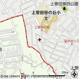 神奈川県横浜市保土ケ谷区上菅田町105-69周辺の地図