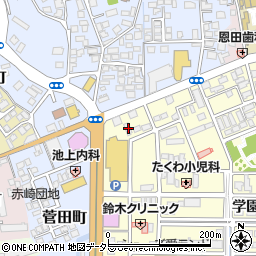 島根県松江市学園2丁目9-32周辺の地図