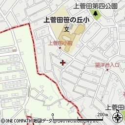 神奈川県横浜市保土ケ谷区上菅田町105-64周辺の地図