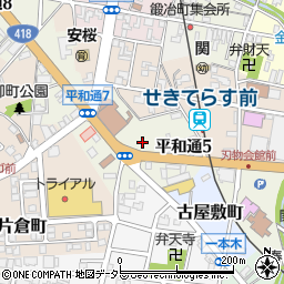 ＡＢホテル関周辺の地図