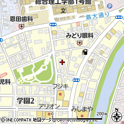 島根県松江市学園2丁目24周辺の地図