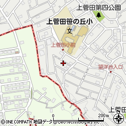 神奈川県横浜市保土ケ谷区上菅田町105-65周辺の地図