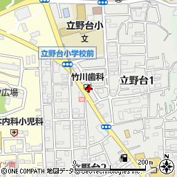 竹川歯科医院周辺の地図