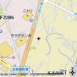 株式会社一条工務店富士吉田展示場周辺の地図