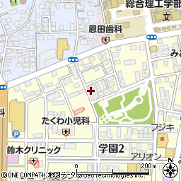 島根県松江市学園2丁目15-3周辺の地図