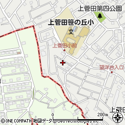 神奈川県横浜市保土ケ谷区上菅田町105-66周辺の地図