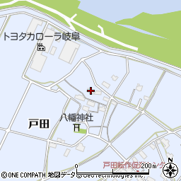 岐阜県関市戸田545周辺の地図