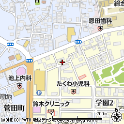 島根県松江市学園2丁目10-27周辺の地図