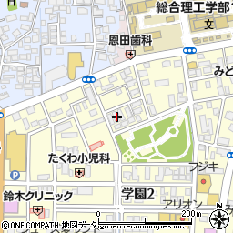 島根県松江市学園2丁目15-6周辺の地図