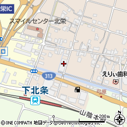 鳥取県東伯郡北栄町弓原350周辺の地図