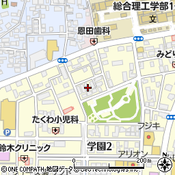 島根県松江市学園2丁目15-7周辺の地図
