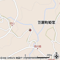 岐阜県恵那市笠置町姫栗271周辺の地図