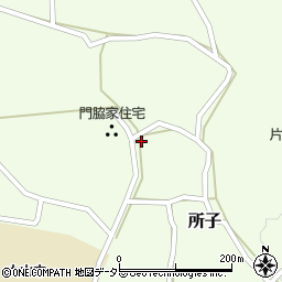 鳥取県西伯郡大山町所子370周辺の地図