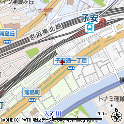 三幸苑 神奈川新町店周辺の地図