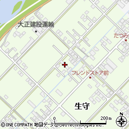福井県小浜市生守6-14周辺の地図