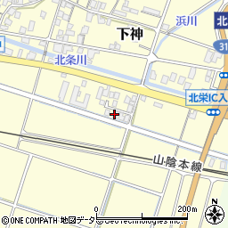 メナード化粧品倉吉営業所周辺の地図